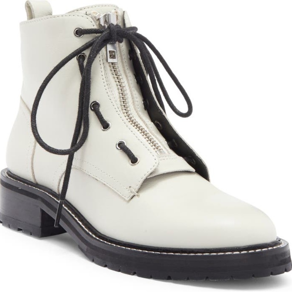 NWT Rag & Bone Canon Zip Boot with shoe laces
